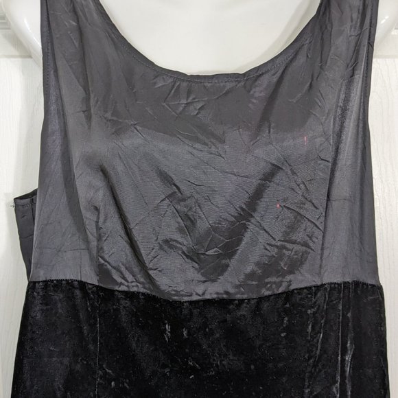 Ms Choice California Black Crushed Velvet Geometric Jacket Dress - 14 - Picture 12 of 16